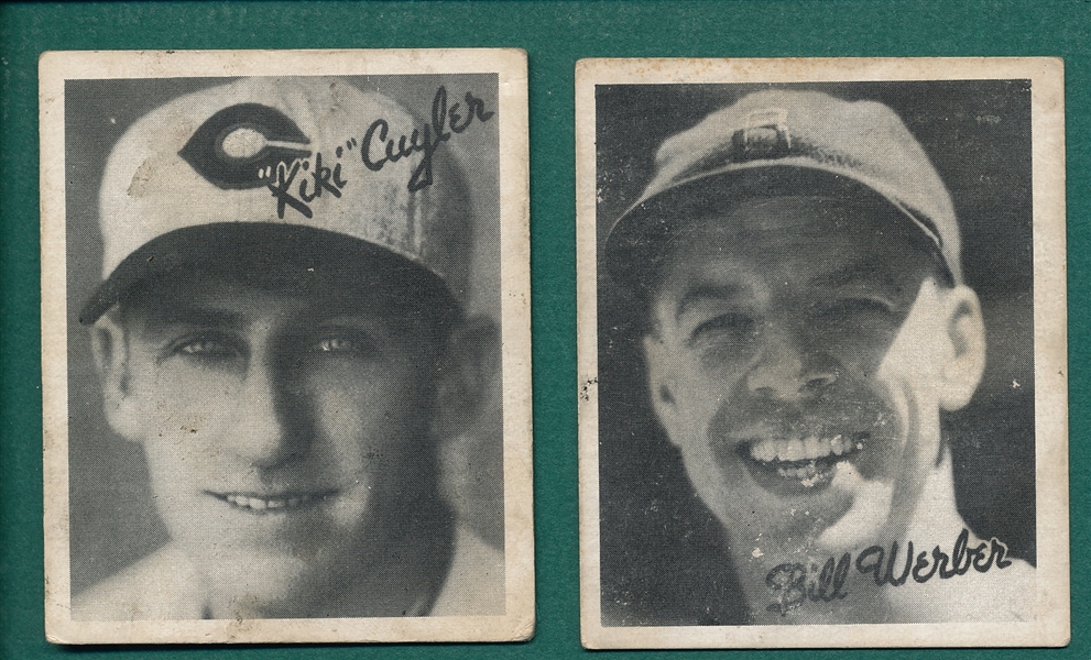 1934-36 Batter-Up & Goudey, Lot of (4) W/ Cuyler