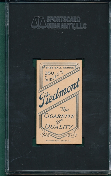 1909-1911 T206 Oberlin Piedmont Cigarettes SGC 4