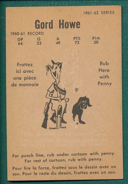 1961-62 Parkhurst #20 Gord Howe