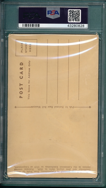 1939-43 Hall of Fame PC, McGraw, Sepia Postcard, PSA 3, *Low Pop*