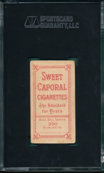 1909-1911 T206 Abstein Sweet Caporal Cigarettes SGC 40