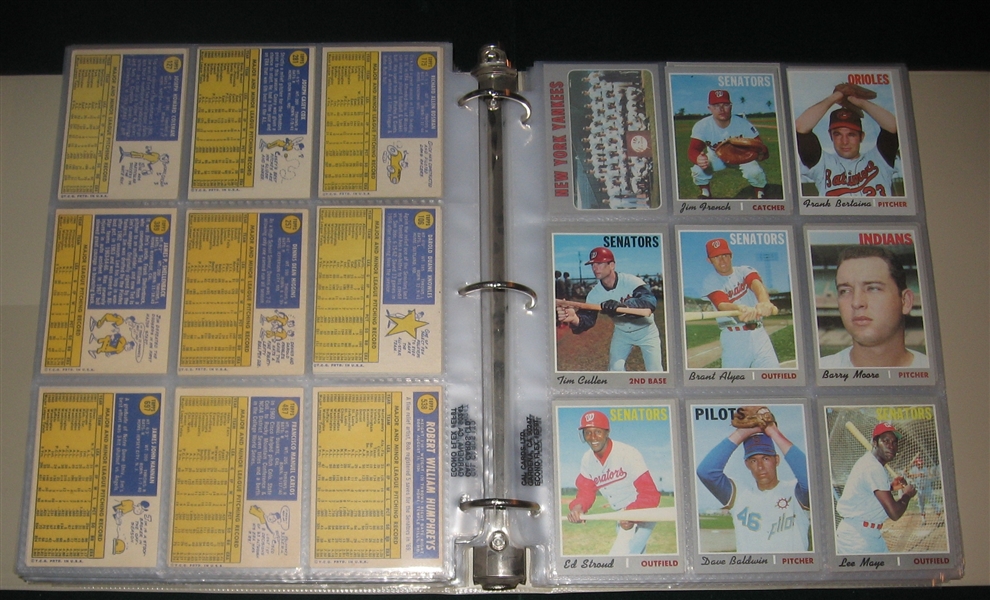 1970 Topps Partial Set (650/720) W/ #600 Willie Mays