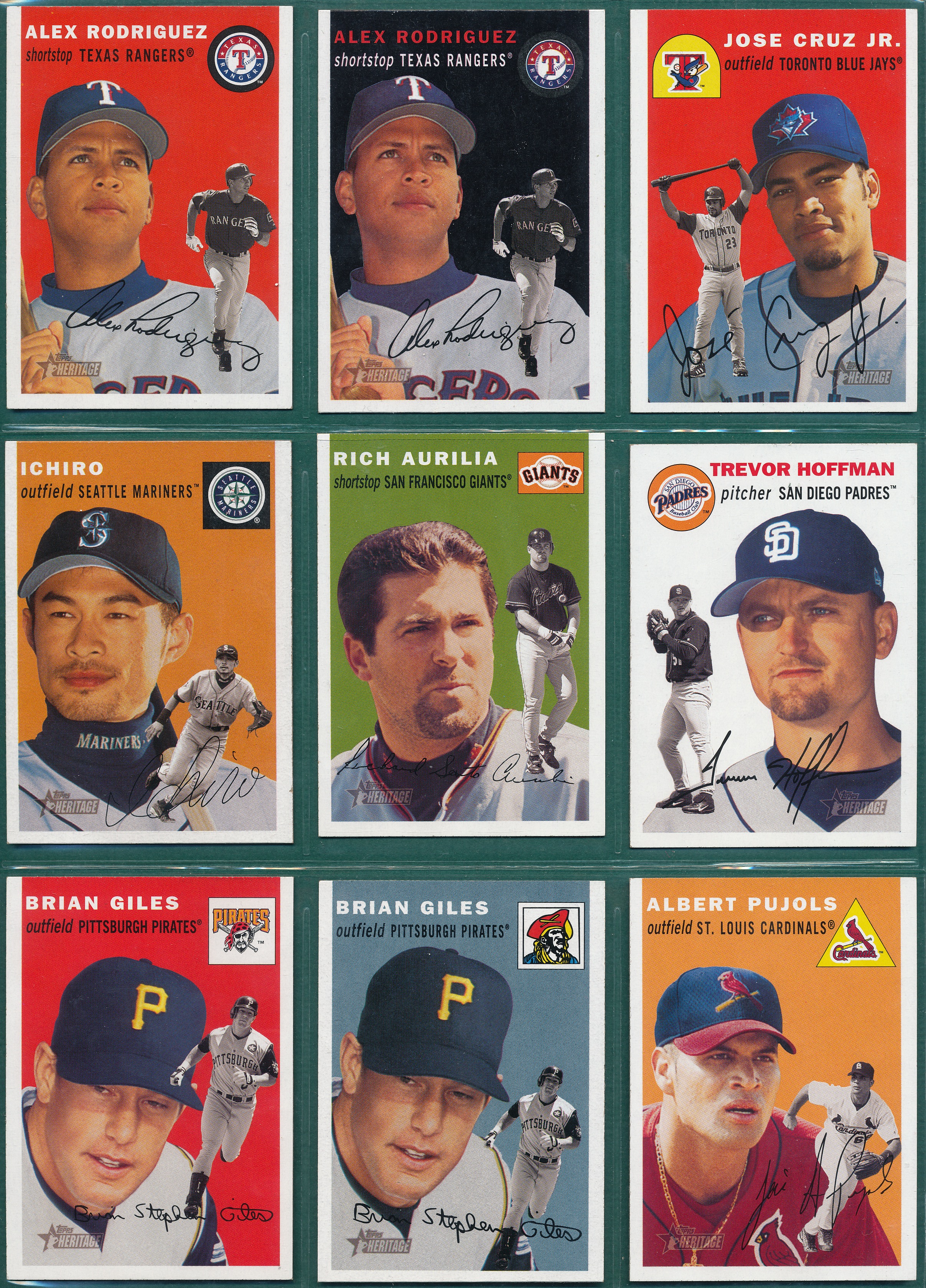 Lot Detail 2003 Topps Heritage Baseball Complete Set w/Variations (450)