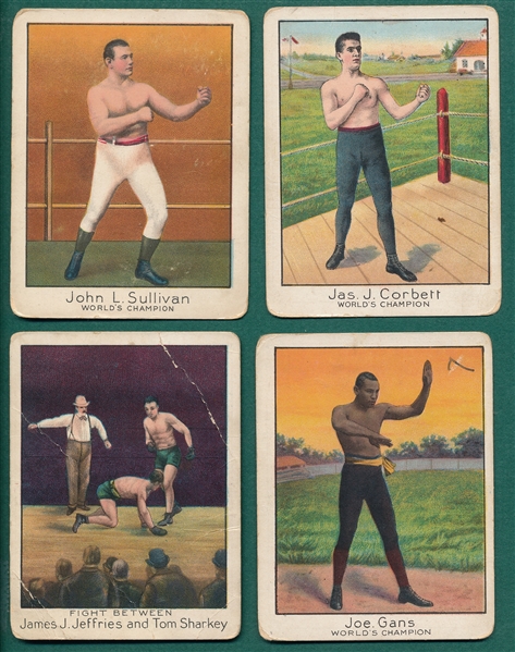 1910 T220 Boxers Lot of (30) W/ John L. Sullivan
