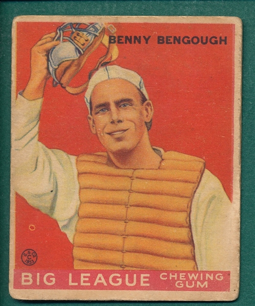 1933 Goudey #1 Benny Benough