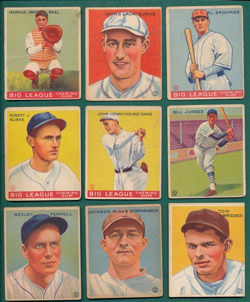 1933 Goudey Lot of (11) W/ #226 Root