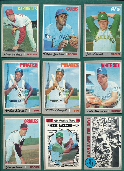 1970 Topps Lot of (1040+) W/ Rose & Aaron