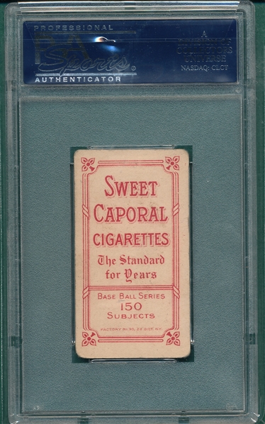 1909-1911 T206 Chase, Pink Portrait, Sweet Caporal Cigarettes PSA 2.5