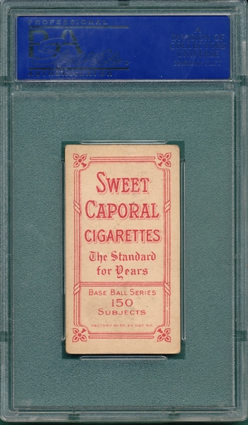 1909-1911 T206 Cicotte Sweet Caporal Cigarettes PSA 4
