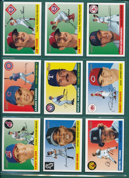 2004 Topps Heritage Baseball Complete Set w/ Subsets & Variations (525)