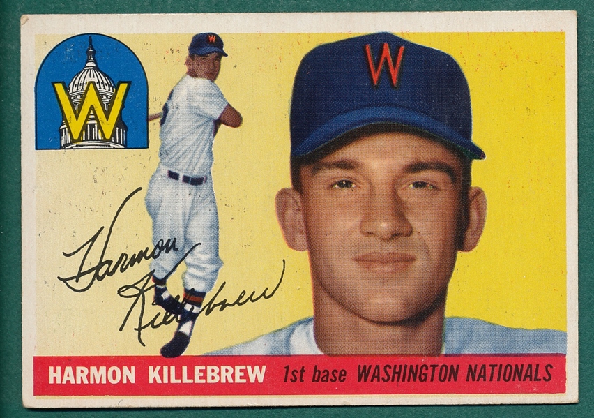 1955 Topps #124 Harmon Killebrew *Rookie*