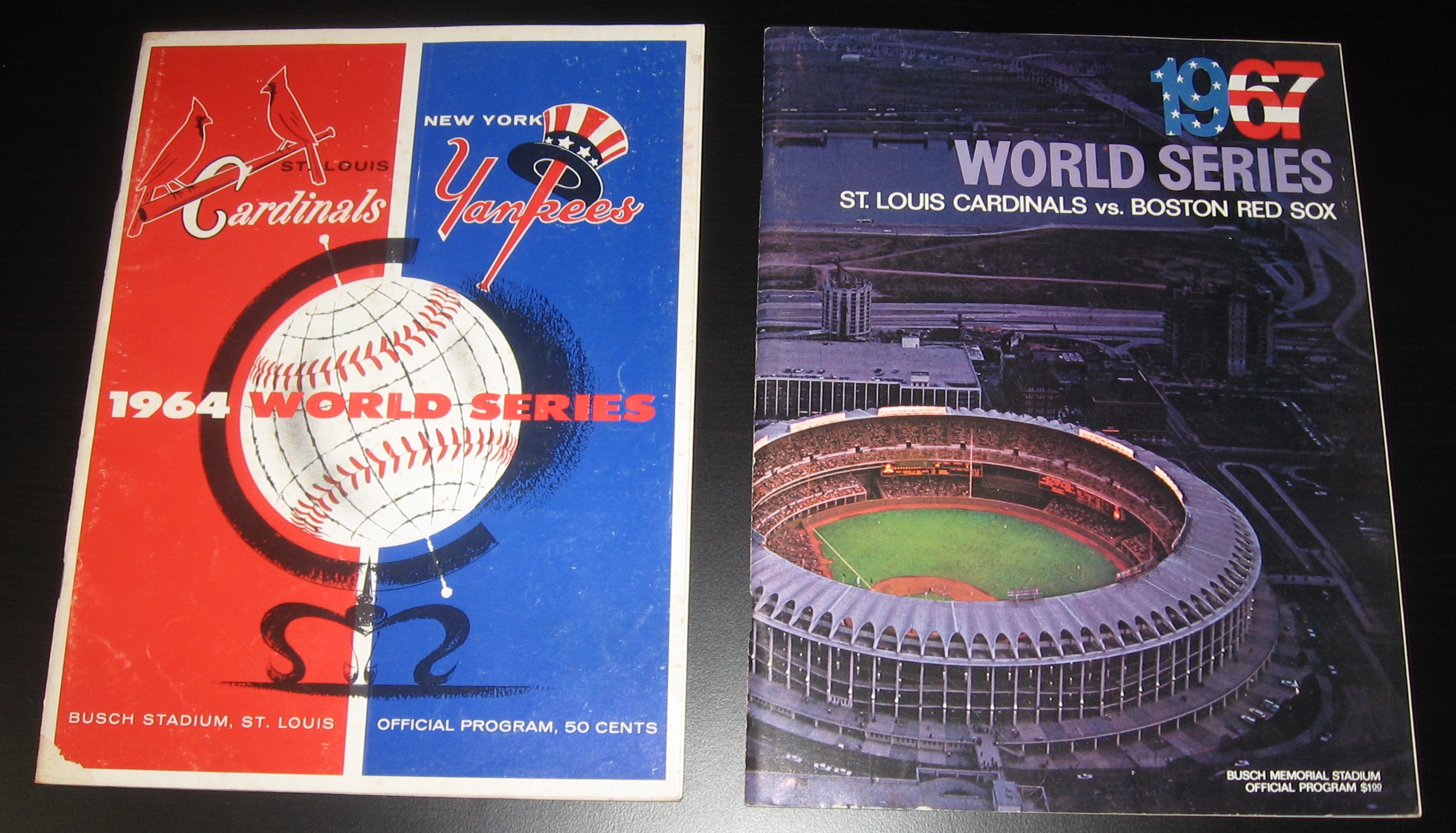 Lot Detail - 1964-87 St. Louis Cardinals World Series Programs Lot of (5)