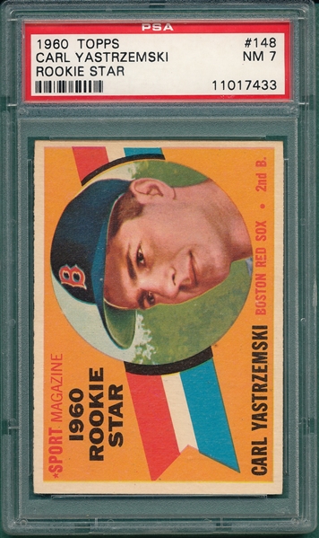 1960 Topps #148 Carl Yastrzemski PSA 7 *Rookie*
