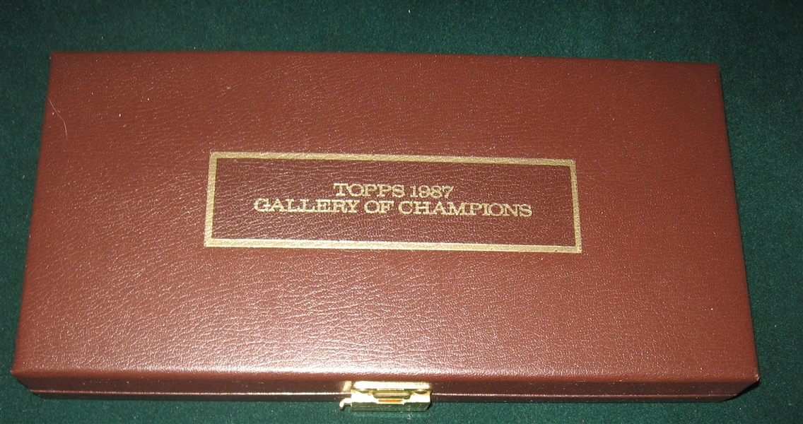 1987 Topps Gallery Of Immortals Bronze & Aluminum, Lot of (2)