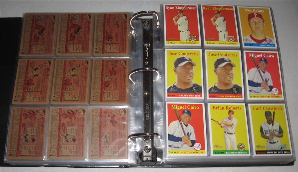 2007 Topps Heritage Baseball Complete Set w/ Subsets & Variations (605)