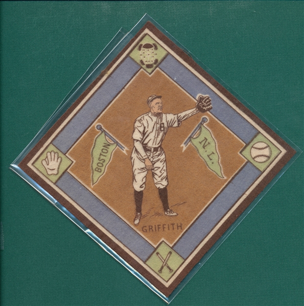 1914 B18 Blankets Lot of (5) W/ Griffith, Brown Infield
