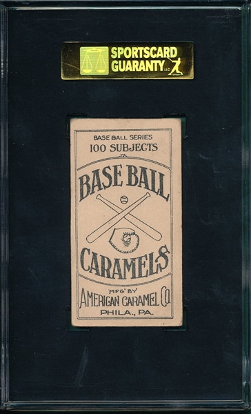 1909-11 E90-1 Blankenship American Caramel Co., SGC 50
