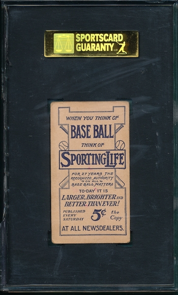 1910-11 M116 Dooin, Blue, Sporting Life, SGC 40