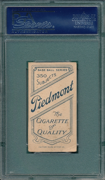 1909-1911 T206 Freeman Piedmont Cigarettes PSA 4