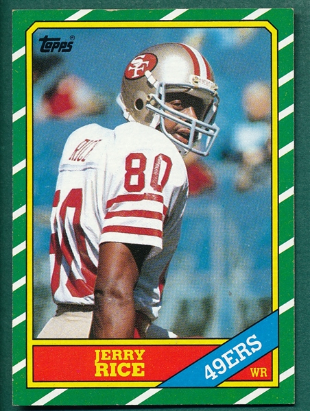 1986 Topps FB #161 Jerry Rice *Rookie*