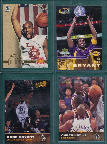 1996-97 Kobe Bryant Lot of (12) *Rookie*