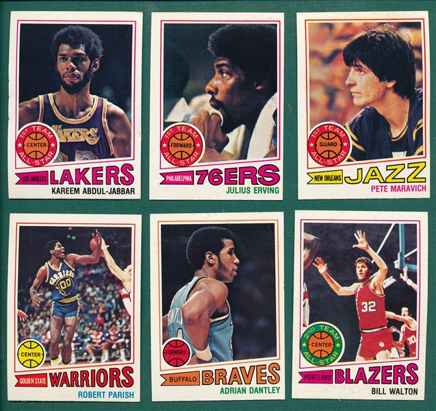 1977 Topps Basketball Complete Set (132)