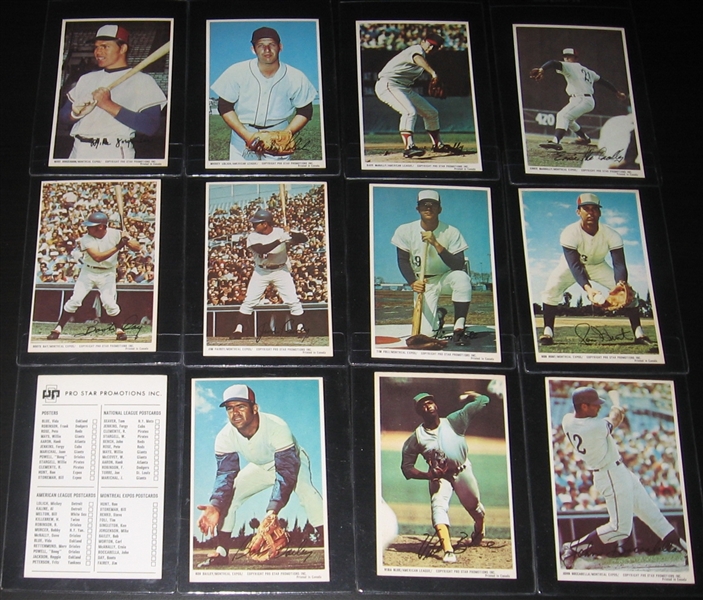 1972 Pro Star Lot of (36) W/ Aaron & Mays
