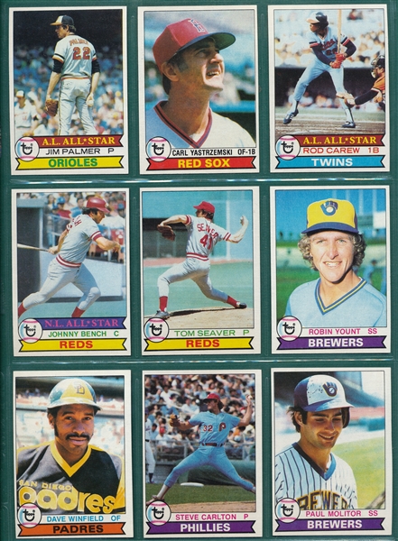 1979 Topps Baseball Complete Set (726) W/ Ozzie Smith, Rookie