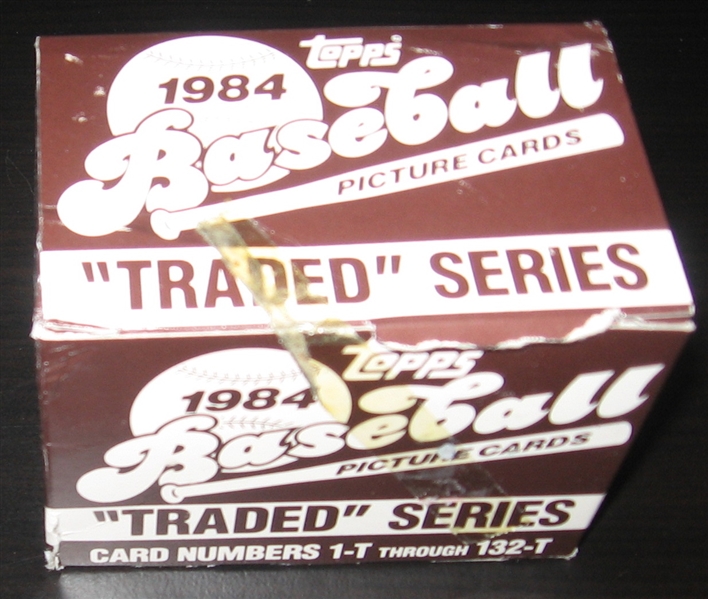 1984 Topps Traded Complete Set W/ Gooden, Rookie