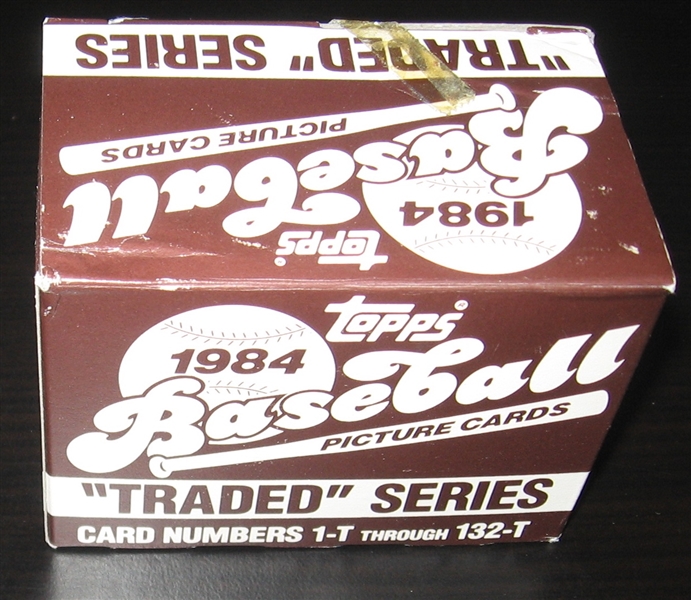 1984 Topps Traded Complete Set W/ Gooden, Rookie