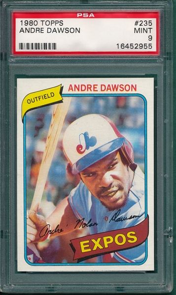 1980 Topps #235 Andre Dawson PSA 9 *MINT*