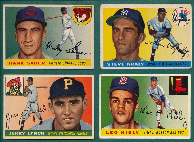 1955 Topps Lot of (113) W/ Sauer