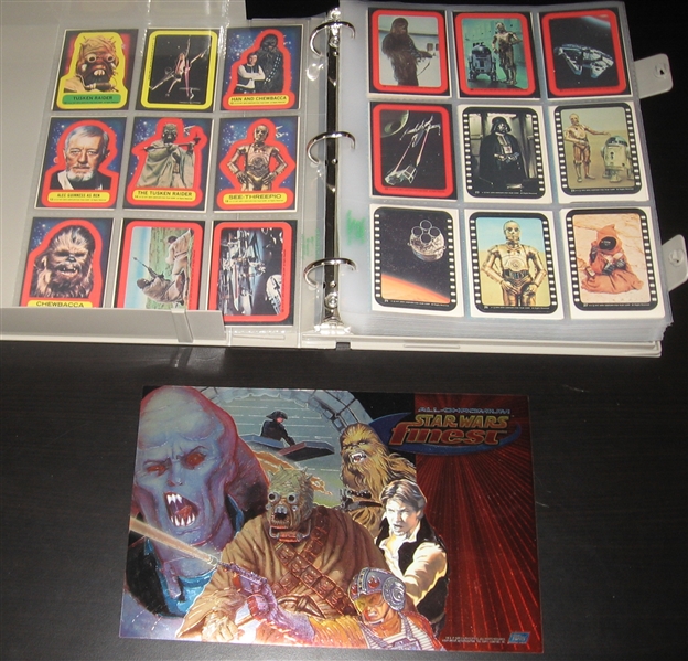 1977 Topps Star Wars Complete Set (330) Plus Stickers (55)