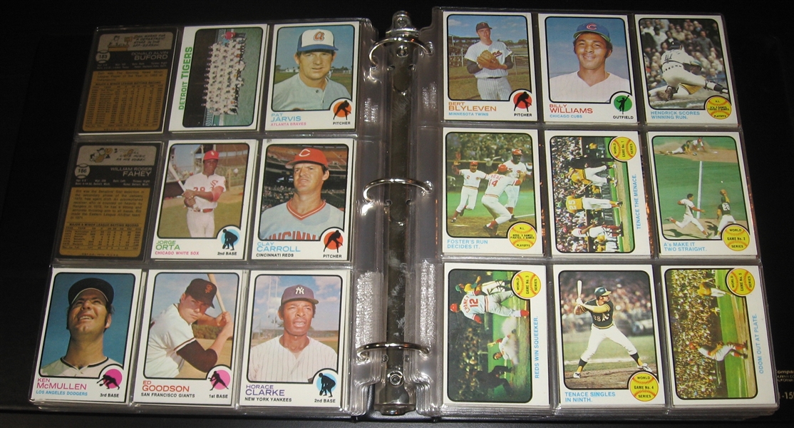 1973 Topps Baseball Complete Set (660), EXMT, W/ Schmidt, Rookie
