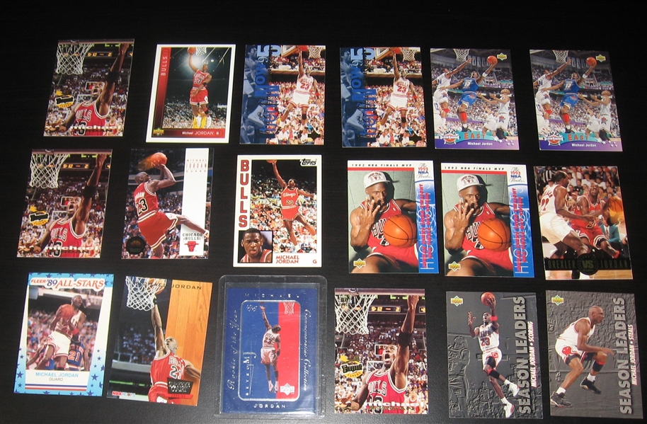 1989-2000s Lot of (53) Michael Jordan W/ 1992 UD #23 PSA 7