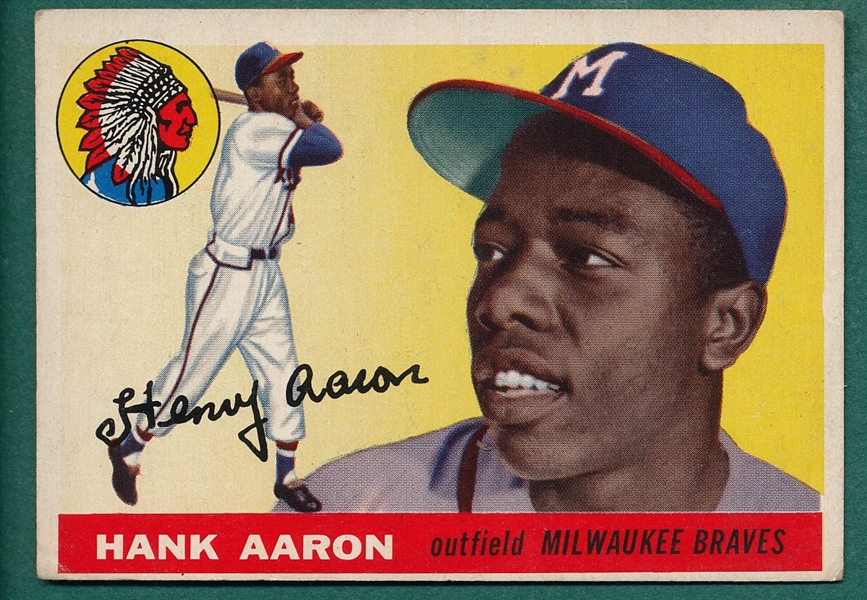 1955 Topps #47 Hank Aaron