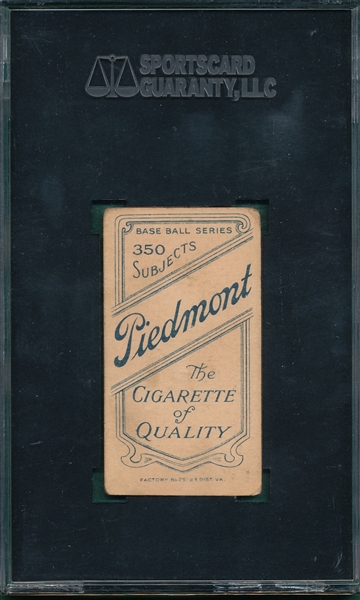 1909-1911 T206 Rossman Piedmont Cigarettes SGC 40