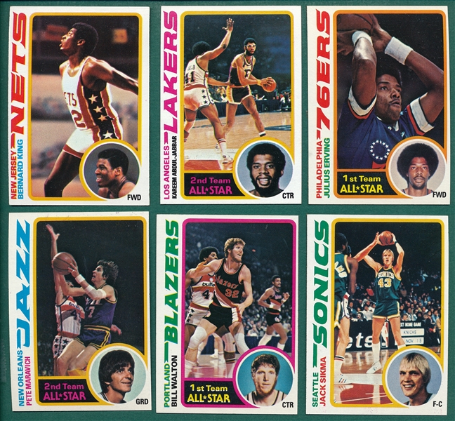 1978 Topps Basketball Complete Set (132)