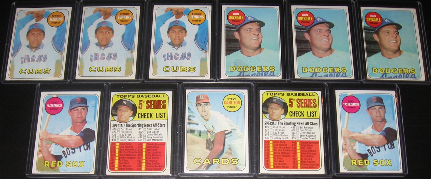 1969 Topps Lot of  (745) W/ Aaron & Bench