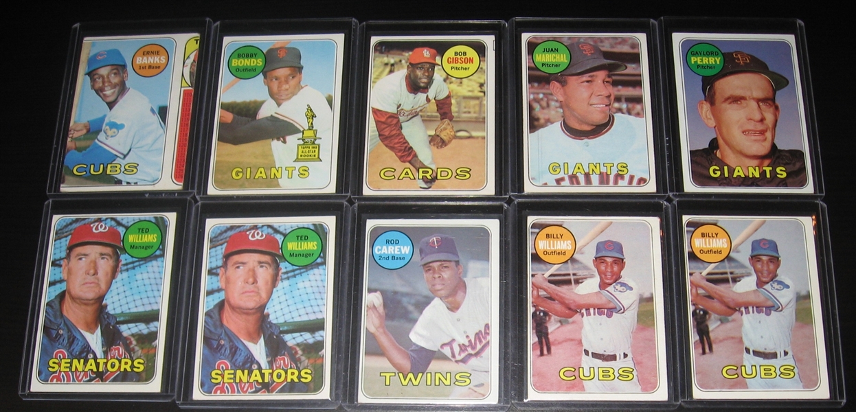 1969 Topps Lot of  (745) W/ Aaron & Bench