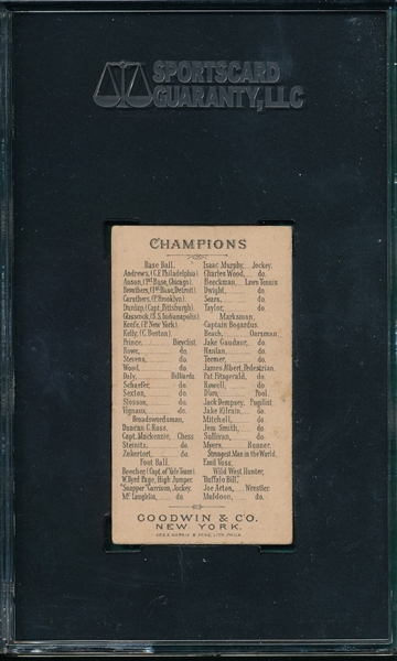 1888 N162 Hanlan Goodwin Champions SGC 60