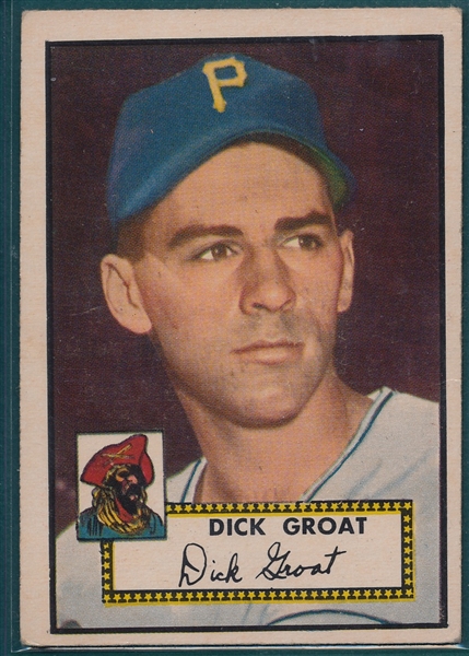 1952 Topps #369 Dick Groat *Hi #* *Rookie*