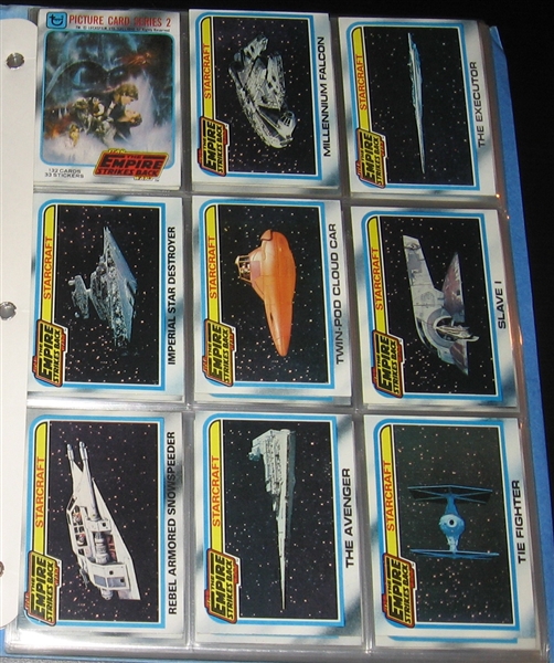 1980 Topps Star Wars Empire Strikes Back Complete Set Series 1, 2, & 3