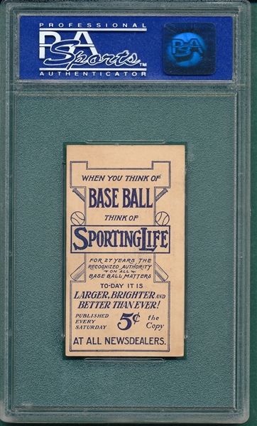 1911 M116 Al Bridwell Sporting Life PSA 7 