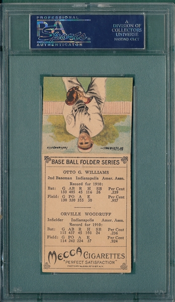 1911 T201 Woodruff/Williams Mecca Cigarettes PSA 4