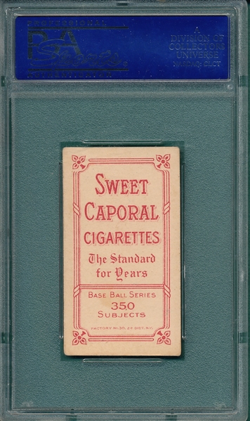1909-1911 T206 Berger Sweet Caporal Cigarettes PSA 5