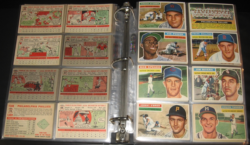 1956 Topps Baseball Near Set (321/340)