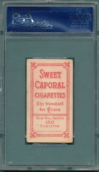 1909-1911 T206 Griffith, Portrait, Sweet Caporal Cigarettes PSA 2 