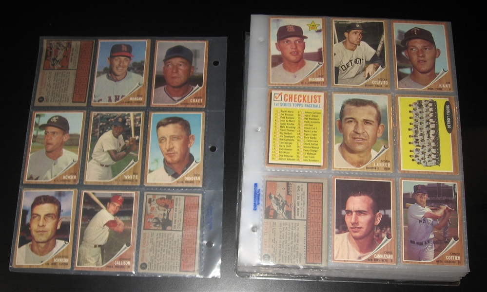 1962 Topps Baseball Partial Set (588/598 Cards) 