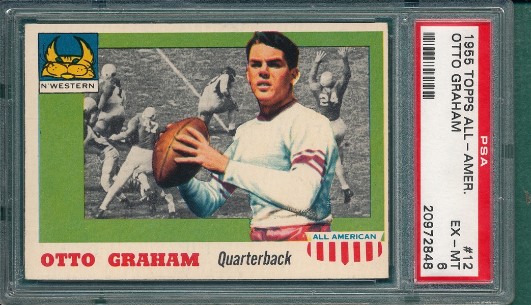 1955 Topps All American Football #12 Otto Graham PSA 6